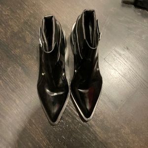 Jil sander chelsea boots with heel size 39.5